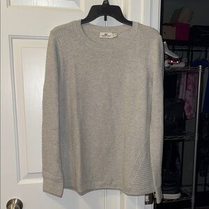 Vineyard Vines Light Gray Crewneck Sweater Women’s Sz Medium!